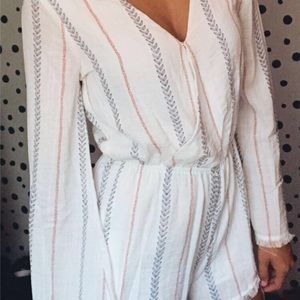 Moon river shorts romper